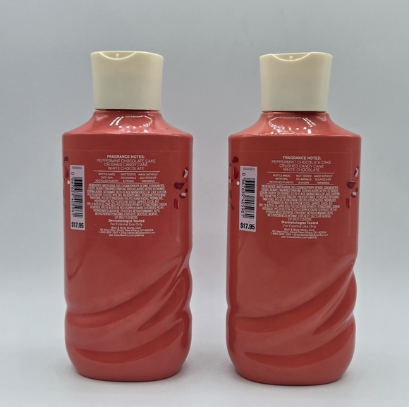 Bath and Body Works Milk Bar Peppermint Bark Truffle Body Wash Bundle Set - Picture 3 of 5